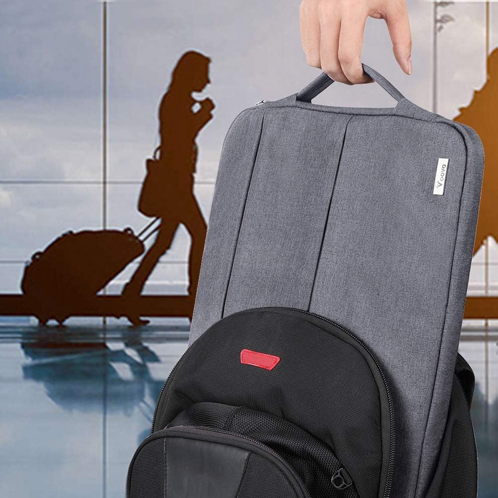 11 11.6 12 Inch Laptop Sleeve Case,Slim Computer Cover Bag Compatible with Macbook Air 11,Mac 12,Surface Pro 9 8 7/Laptop Go 2 3,HP Acer Asus Samsung Chromebook 4,Grey