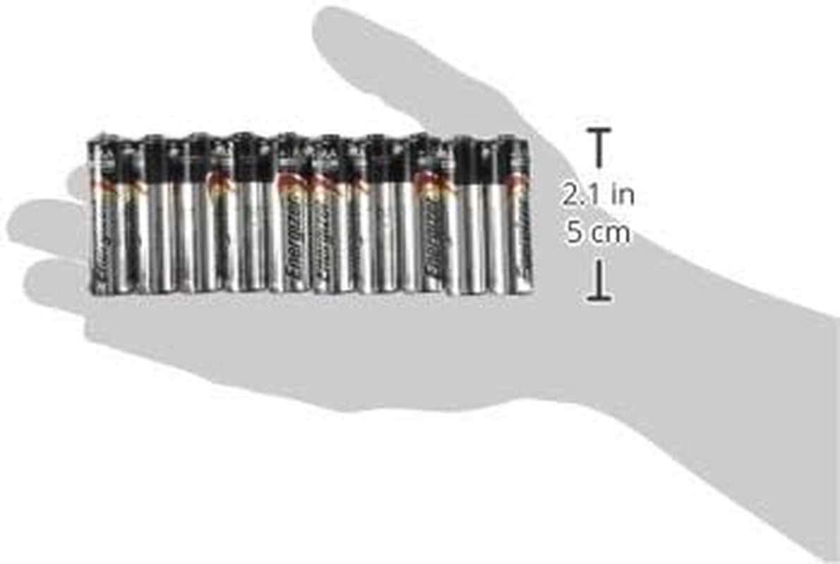 AA Max Alkaline E91 Batteries Made in USA - Expiration 12/2024 or Later - 100 Count